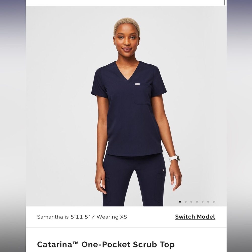 Figs Catarina one pocket scrub top